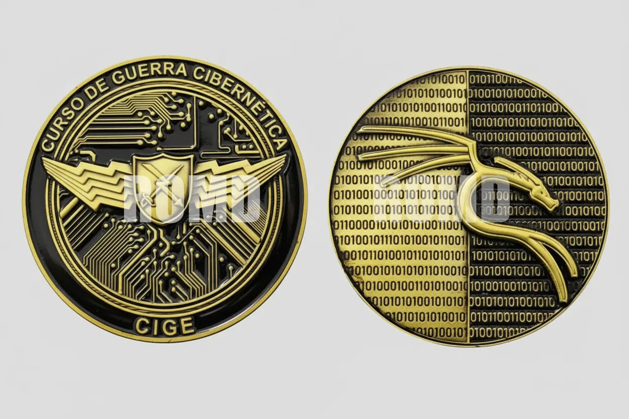 MOEDA ( COIN ) COMEMORATIVA EM ALTO-RELEVO 3D COM EXCELENTE DEFINIÇÃO