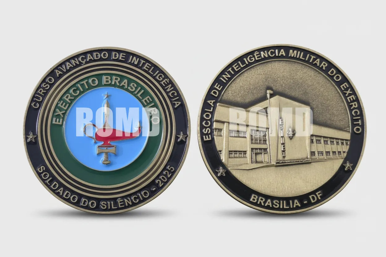 MOEDA ( COIN ) COMEMORATIVA EM ALTO-RELEVO 3D COM EXCELENTE DEFINIÇÃO