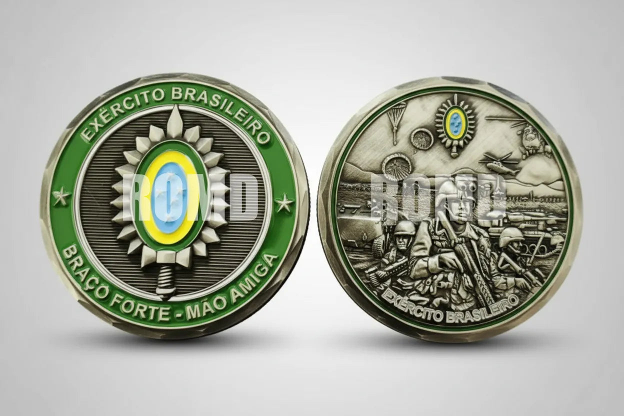 MOEDA ( COIN ) COMEMORATIVA EM ALTO-RELEVO 3D COM EXCELENTE DEFINIÇÃO