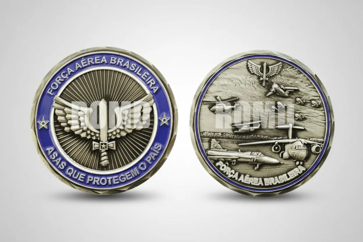 MOEDA ( COIN ) COMEMORATIVA EM ALTO-RELEVO 3D COM EXCELENTE DEFINIÇÃO