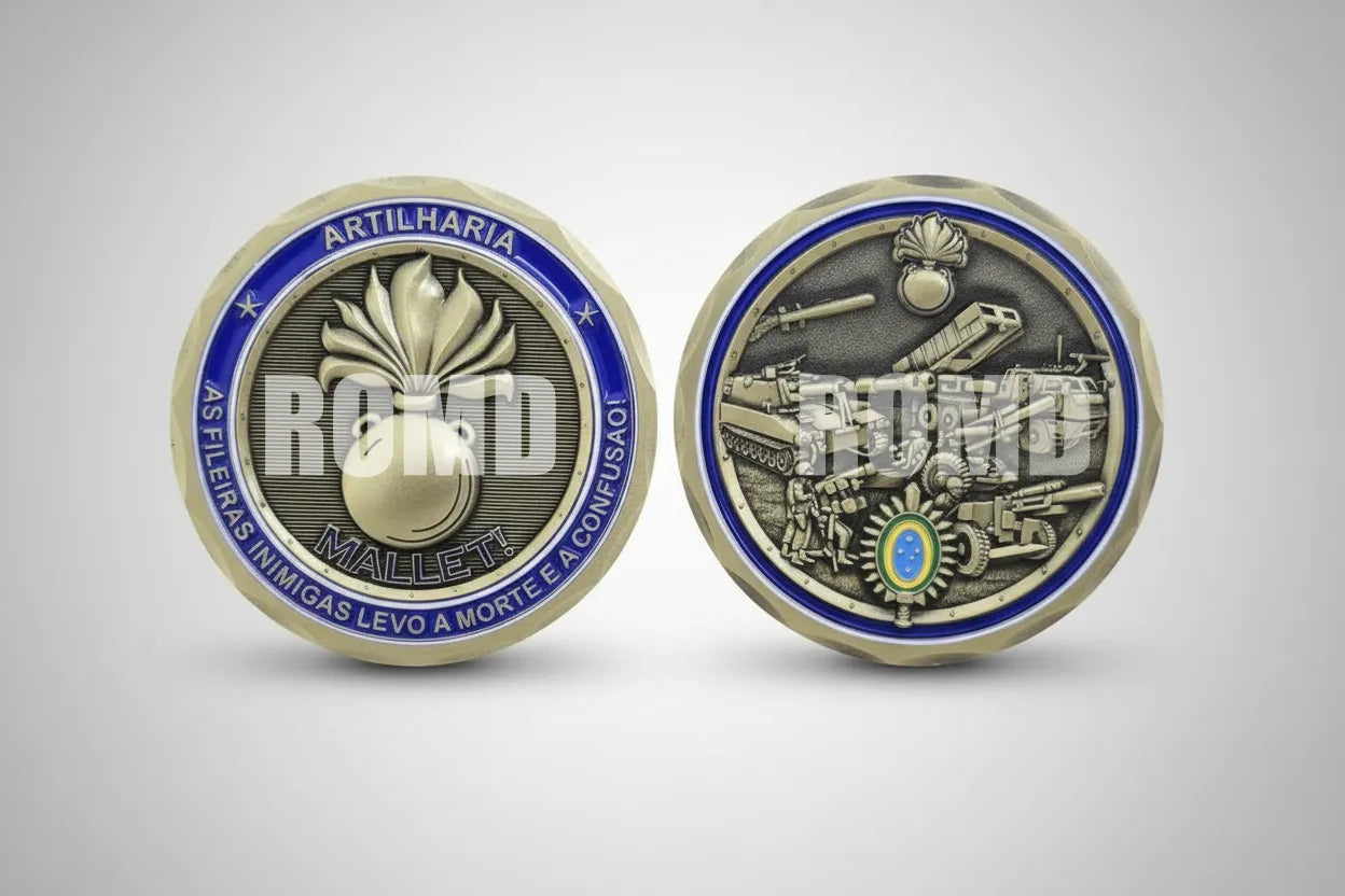 MOEDA ( COIN ) COMEMORATIVA EM ALTO-RELEVO 3D COM EXCELENTE DEFINIÇÃO
