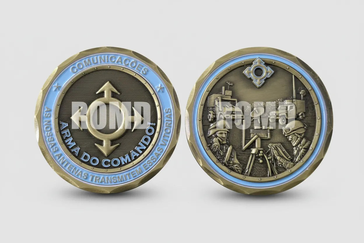 MOEDA ( COIN ) COMEMORATIVA EM ALTO-RELEVO 3D COM EXCELENTE DEFINIÇÃO