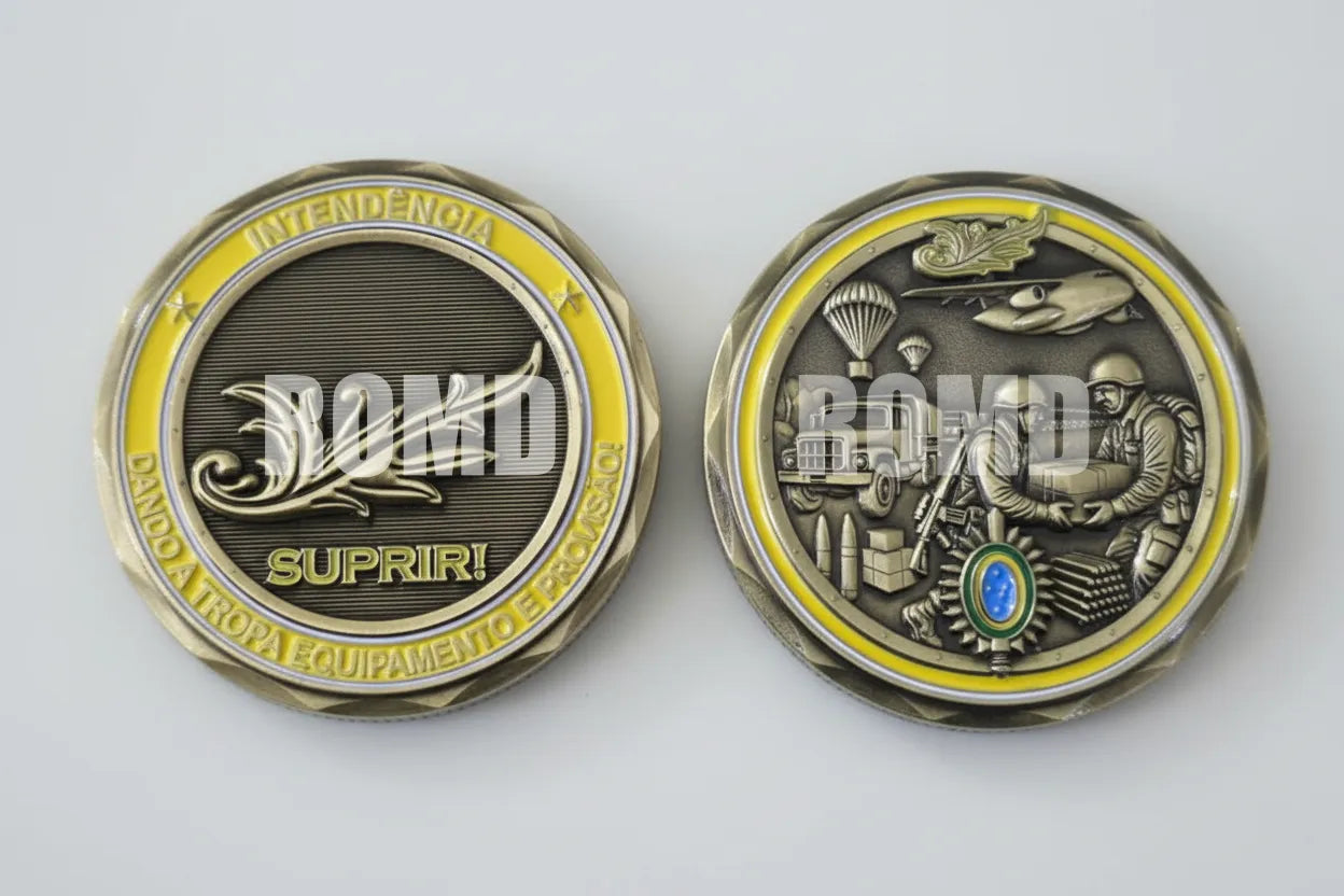 MOEDA ( COIN ) COMEMORATIVA EM ALTO-RELEVO 3D COM EXCELENTE DEFINIÇÃO