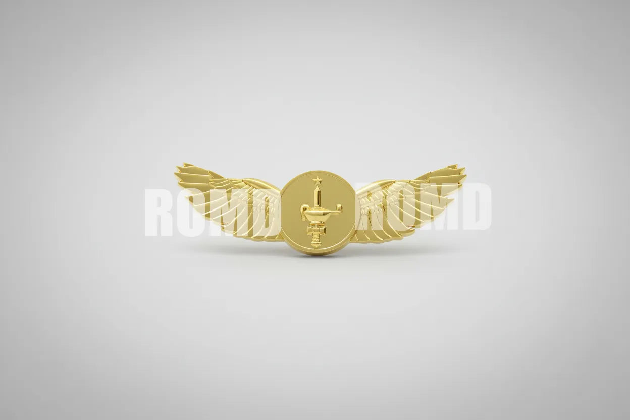 Distintivo Metálico de PEITO EXÉRCITO - 3D ALTO-RELEVO fixação PINO