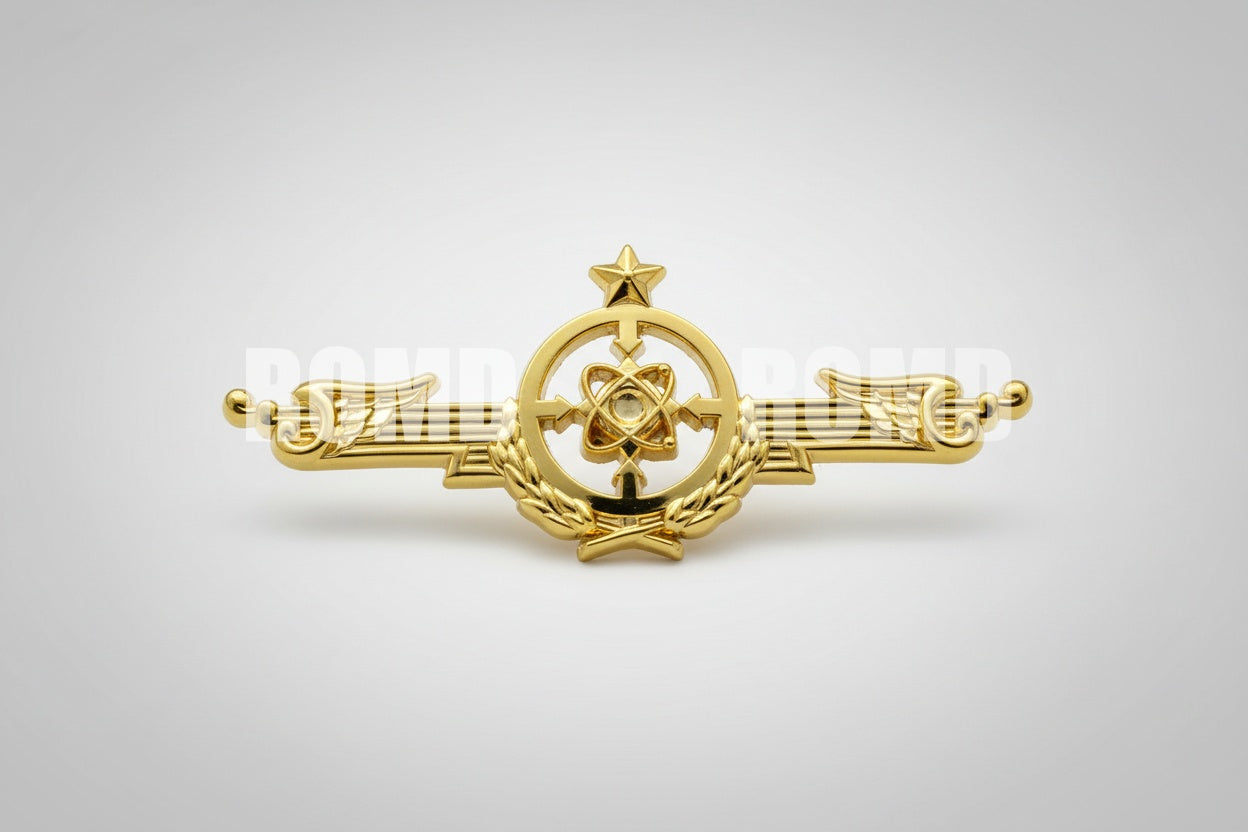 Distintivo Metálico de PEITO EXÉRCITO - 3D ALTO-RELEVO fixação PINO