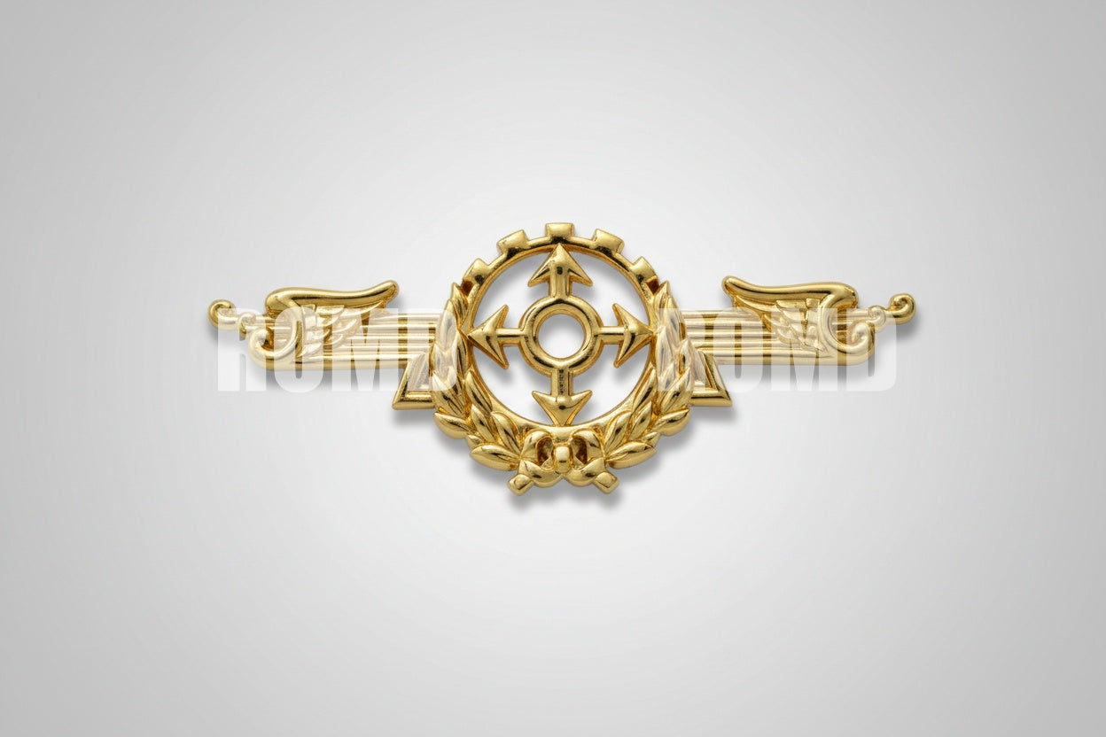 Distintivo Metálico de PEITO EXÉRCITO - 3D ALTO-RELEVO fixação PINO