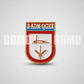 Distintivo metálico de Organização Militar modelo novo 3D ALTO-RELEVO (un)