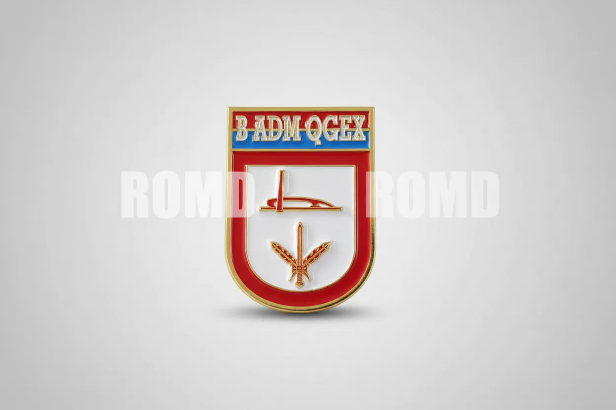 Distintivo metálico de Organização Militar modelo novo 3D ALTO-RELEVO (un)