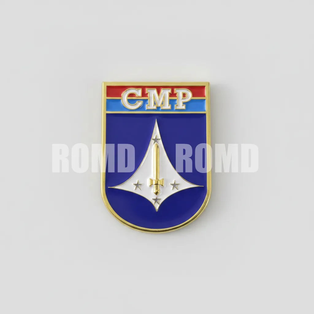 Distintivo metálico de Organização Militar modelo novo 3D ALTO-RELEVO (un)