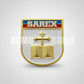 Distintivo Metálico de BOLSO (formação) EXÉRCITO - 3D ALTO-RELEVO fixação PINO
