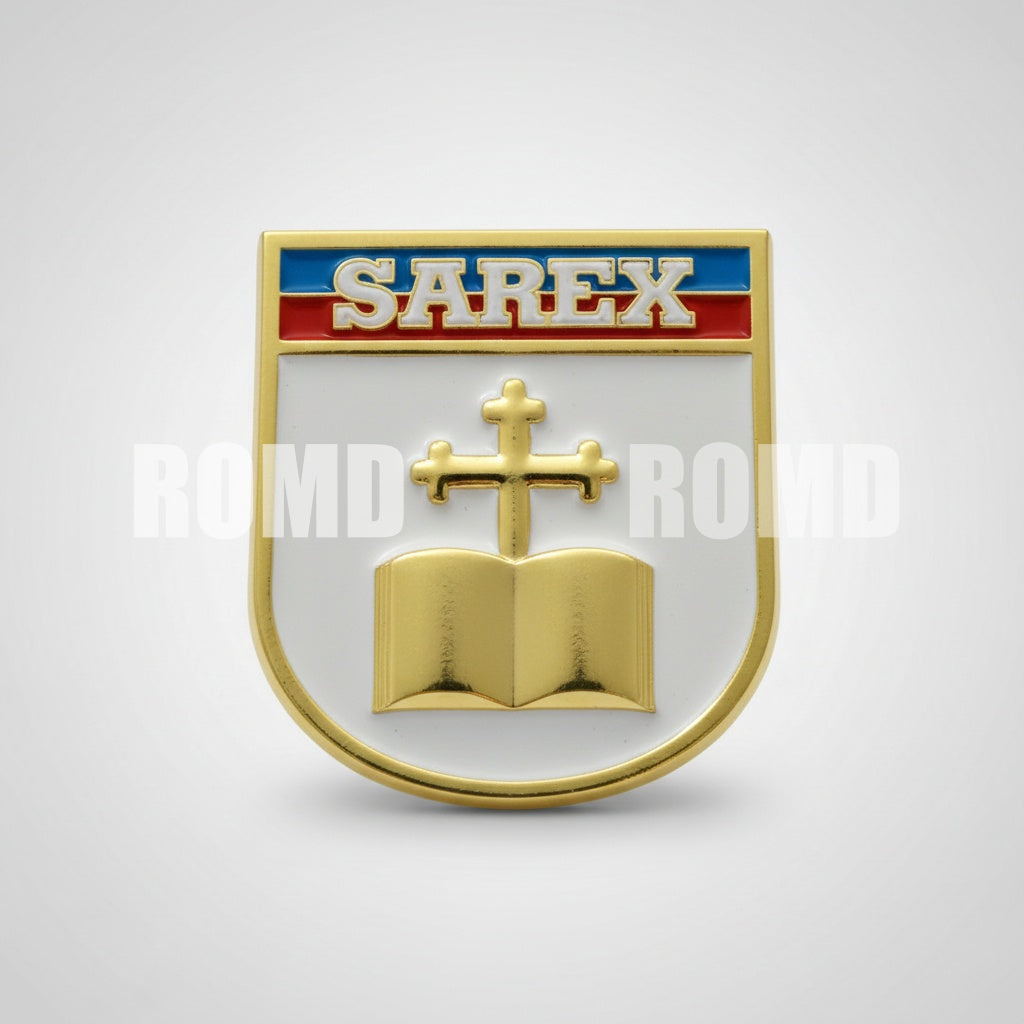 Distintivo Metálico de BOLSO (formação) EXÉRCITO - 3D ALTO-RELEVO fixação PINO