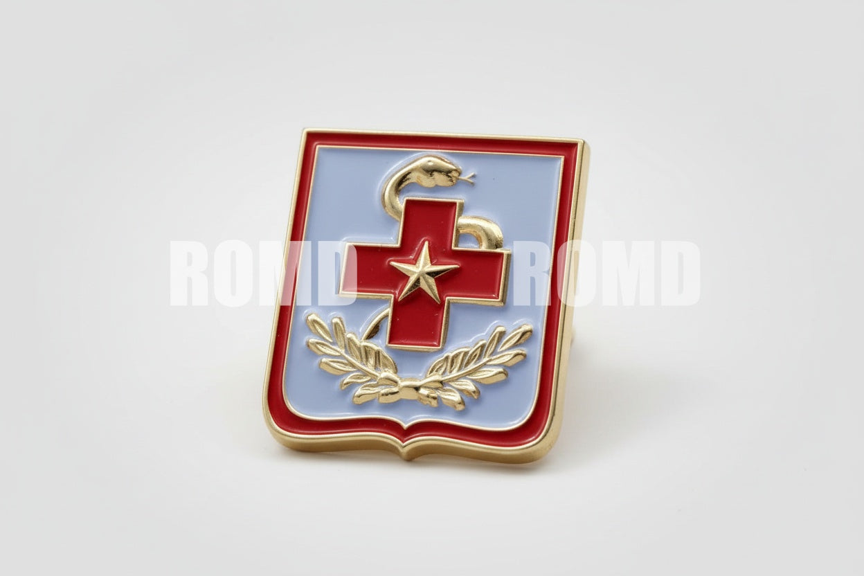 Distintivo Metálico de BOLSO (formação) EXÉRCITO - 3D ALTO-RELEVO fixação PINO