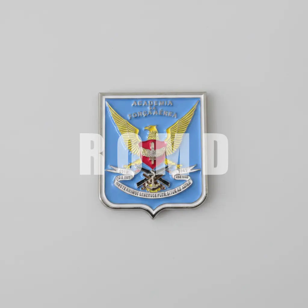 Distintivo Metálico de OM AFA Academia da Força Aérea - 3D ALTO-RELEVO
