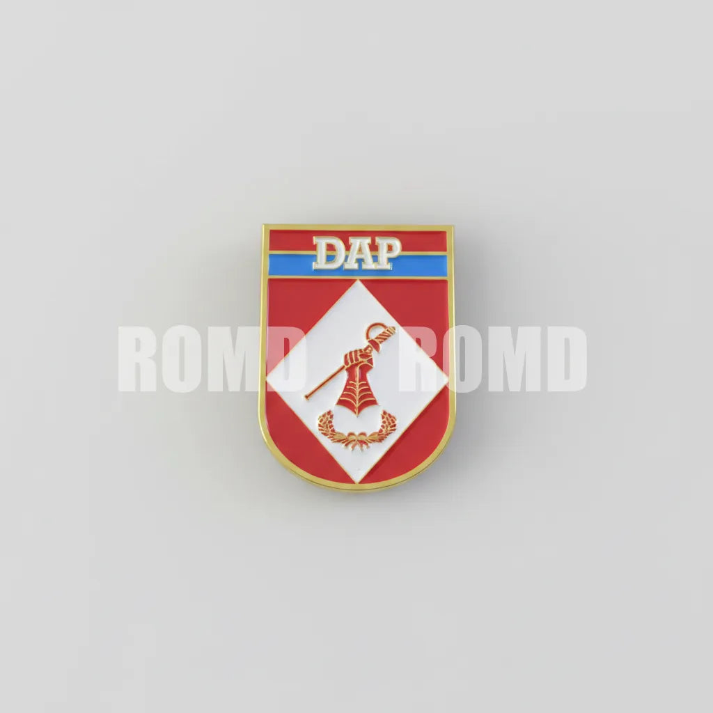Distintivo metálico de Organização Militar modelo novo 3D ALTO-RELEVO (un)