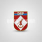 Distintivo metálico de Organização Militar modelo novo 3D ALTO-RELEVO (un)
