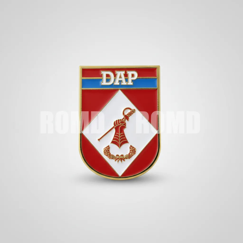 Distintivo metálico de Organização Militar modelo novo 3D ALTO-RELEVO (un)
