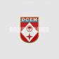 Distintivo metálico de Organização Militar modelo novo 3D ALTO-RELEVO (un)