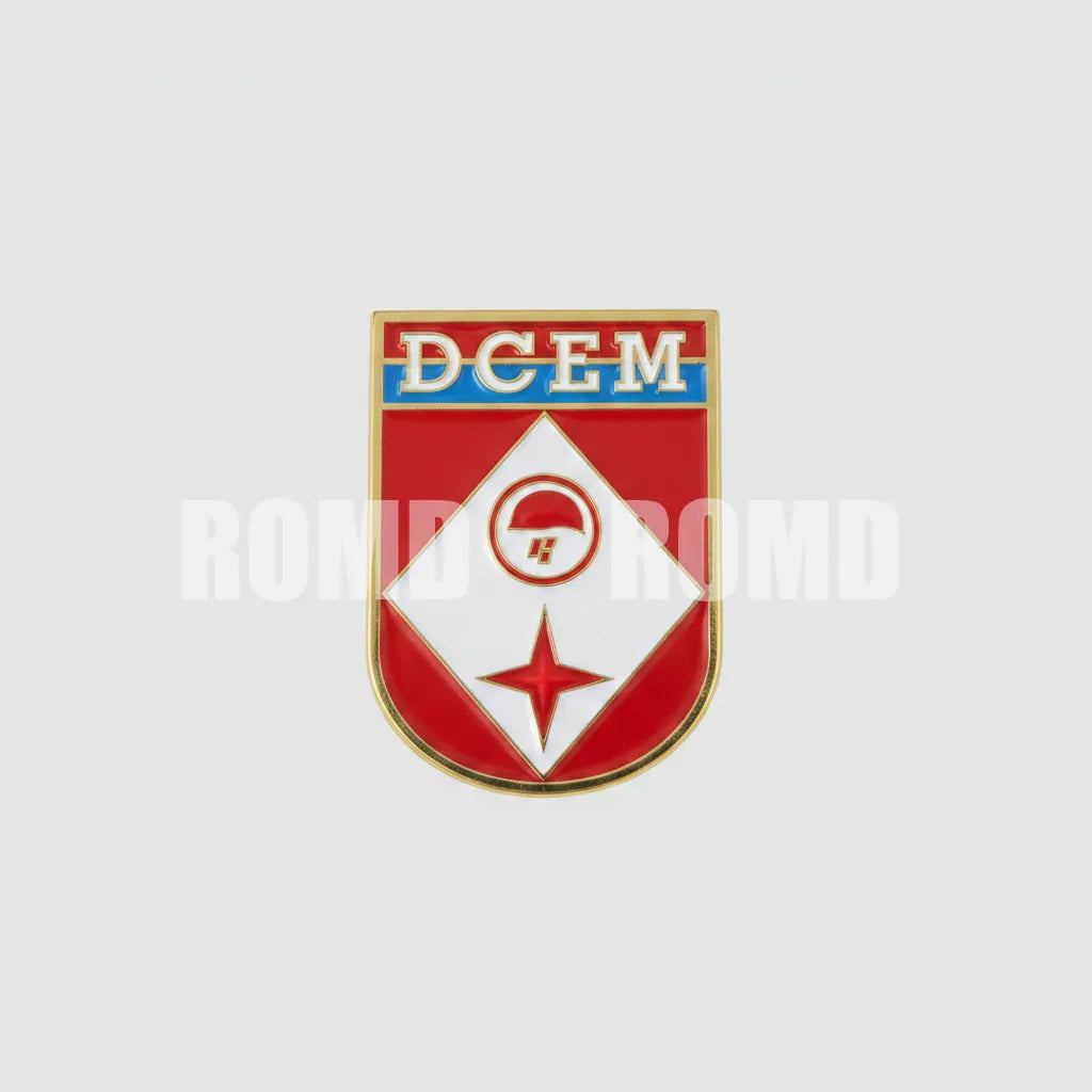 Distintivo metálico de Organização Militar modelo novo 3D ALTO-RELEVO (un)