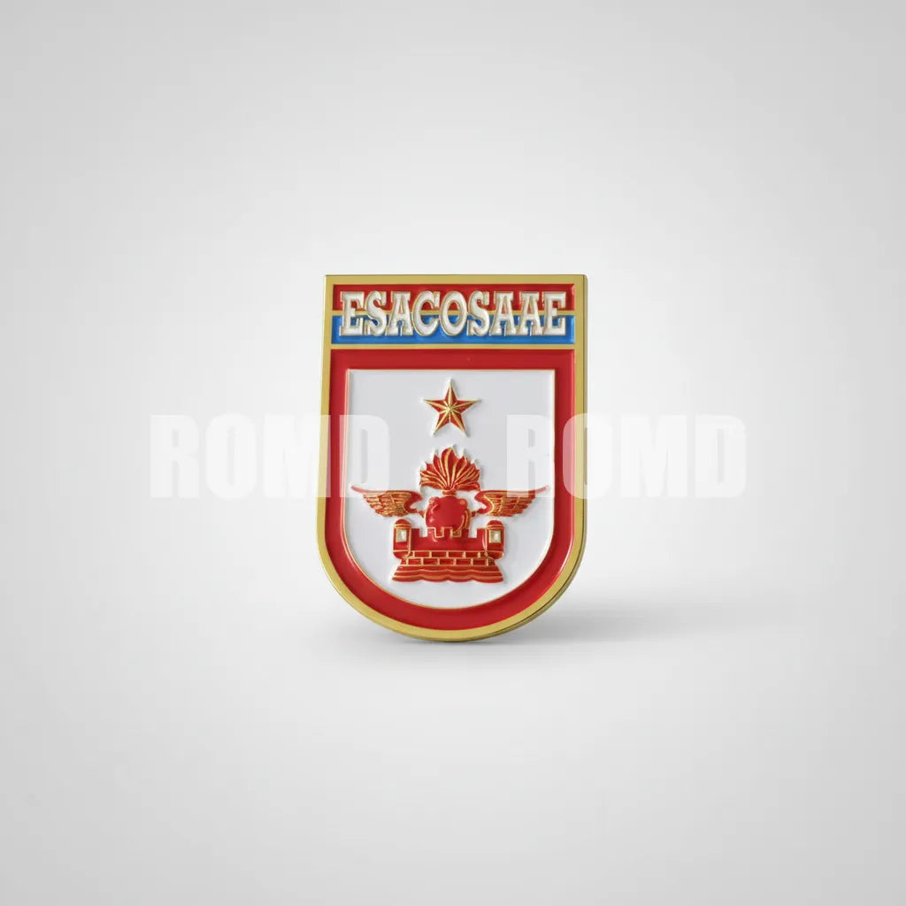 Distintivo metálico de Organização Militar modelo novo 3D ALTO-RELEVO (un)