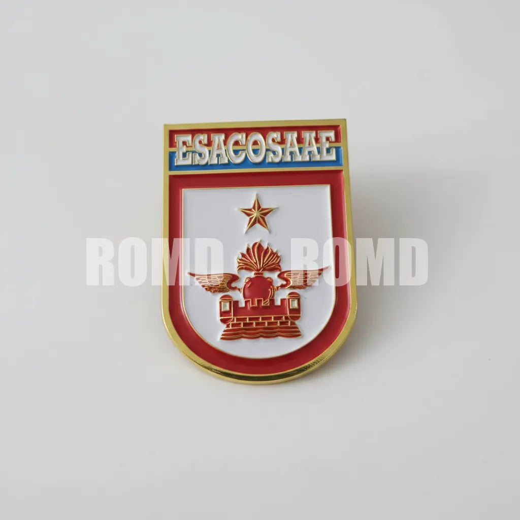 Distintivo metálico de Organização Militar modelo novo 3D ALTO-RELEVO (un)
