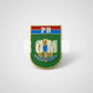 Distintivo metálico de Organização Militar modelo novo 3D ALTO-RELEVO (un)