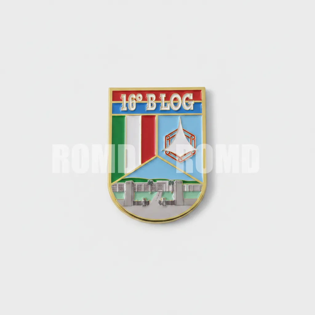 Distintivo metálico de Organização Militar modelo novo 3D ALTO-RELEVO (un)