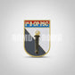 Distintivo metálico de Organização Militar modelo novo 3D ALTO-RELEVO (un)