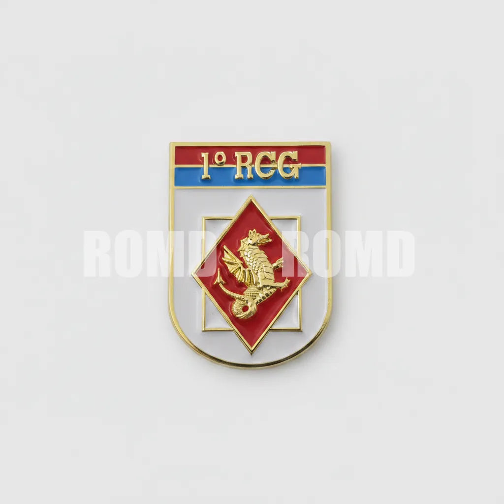 Distintivo metálico de Organização Militar modelo novo 3D ALTO-RELEVO (un)