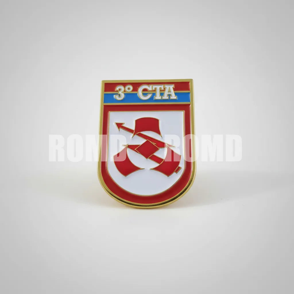 Distintivo metálico de Organização Militar modelo novo 3D ALTO-RELEVO (un)