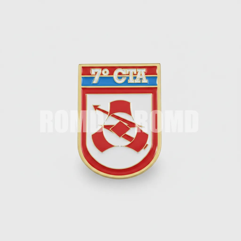 Distintivo metálico de Organização Militar modelo novo 3D ALTO-RELEVO (un)