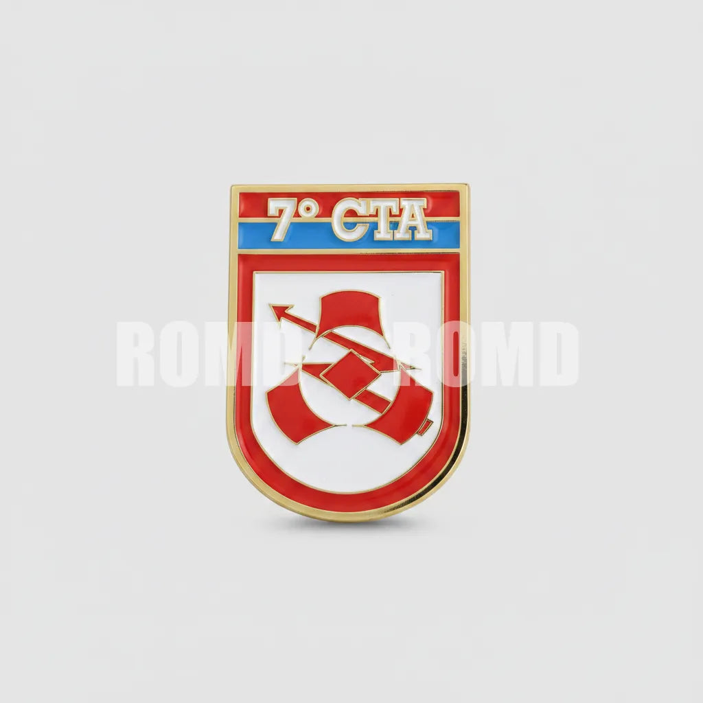 Distintivo metálico de Organização Militar modelo novo 3D ALTO-RELEVO (un)