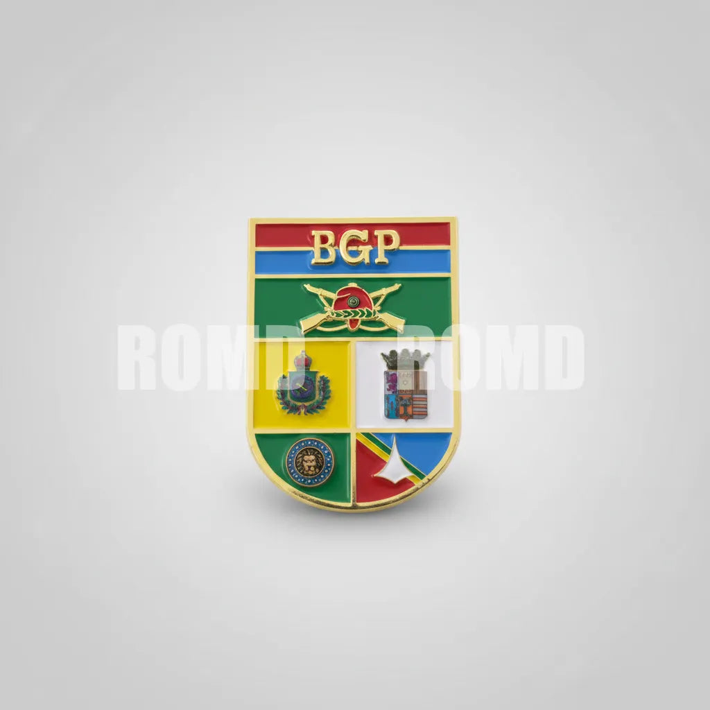 Distintivo metálico de Organização Militar modelo novo 3D ALTO-RELEVO (un)