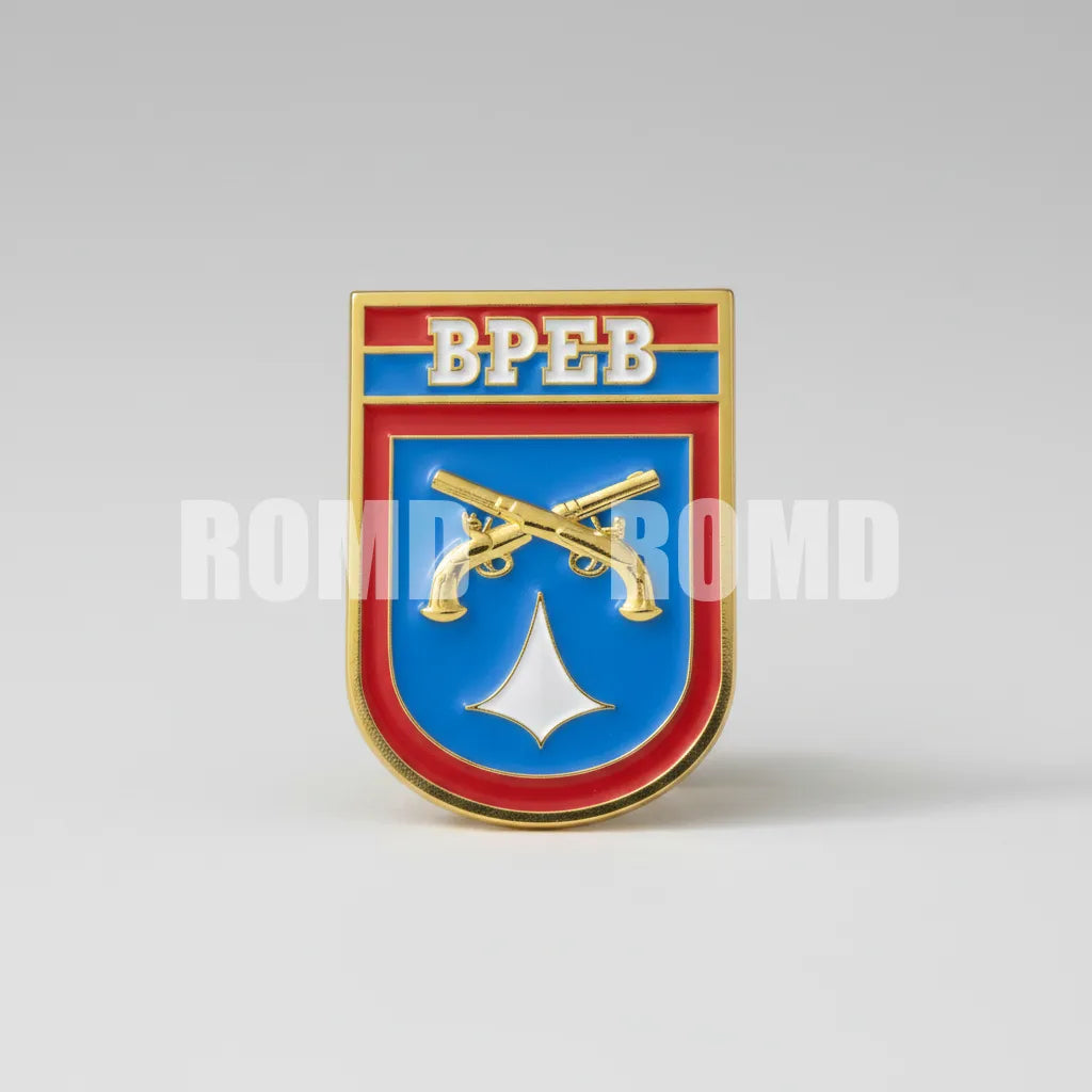 Distintivo metálico de Organização Militar modelo novo 3D ALTO-RELEVO (un)