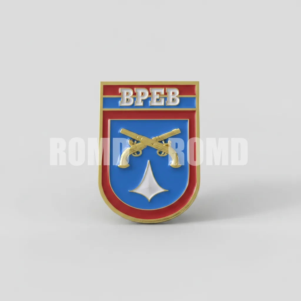 Distintivo metálico de Organização Militar modelo novo 3D ALTO-RELEVO (un)