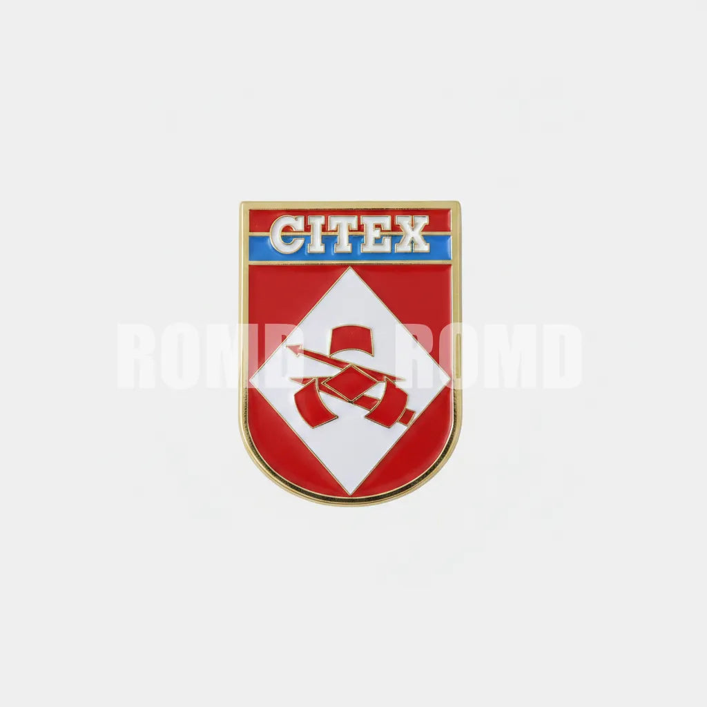 Distintivo metálico de Organização Militar modelo novo 3D ALTO-RELEVO (un)
