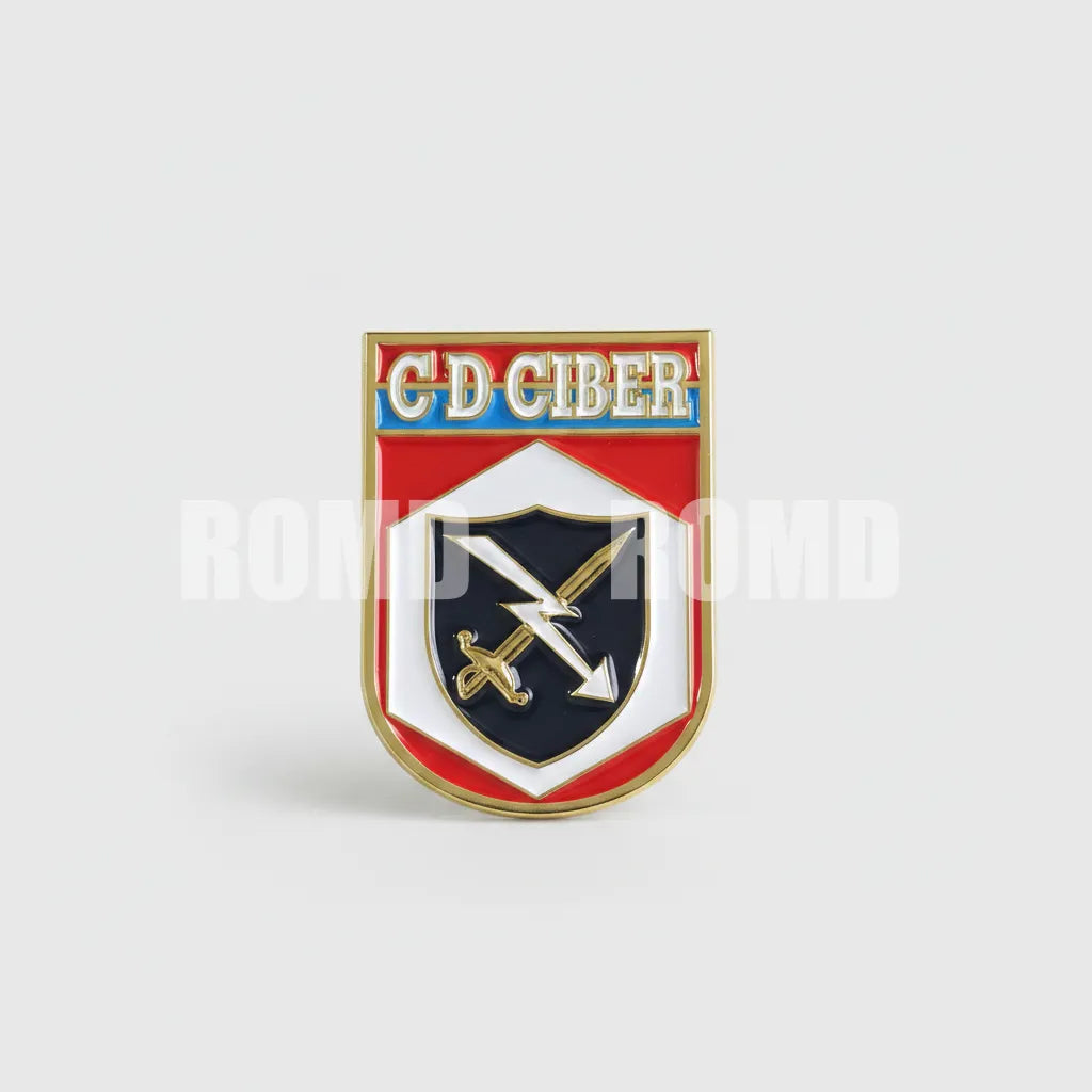 Distintivo metálico de Organização Militar modelo novo 3D ALTO-RELEVO (un)