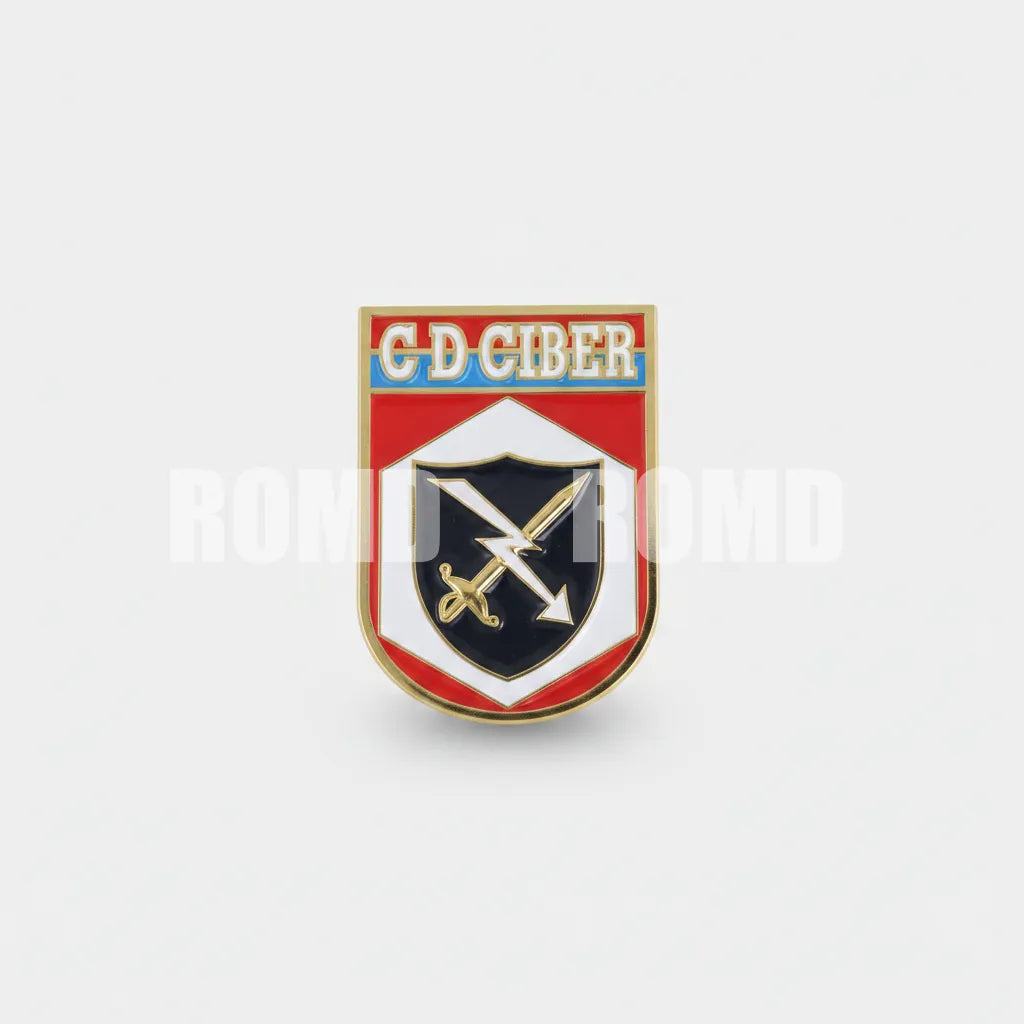 Distintivo metálico de Organização Militar modelo novo 3D ALTO-RELEVO (un)