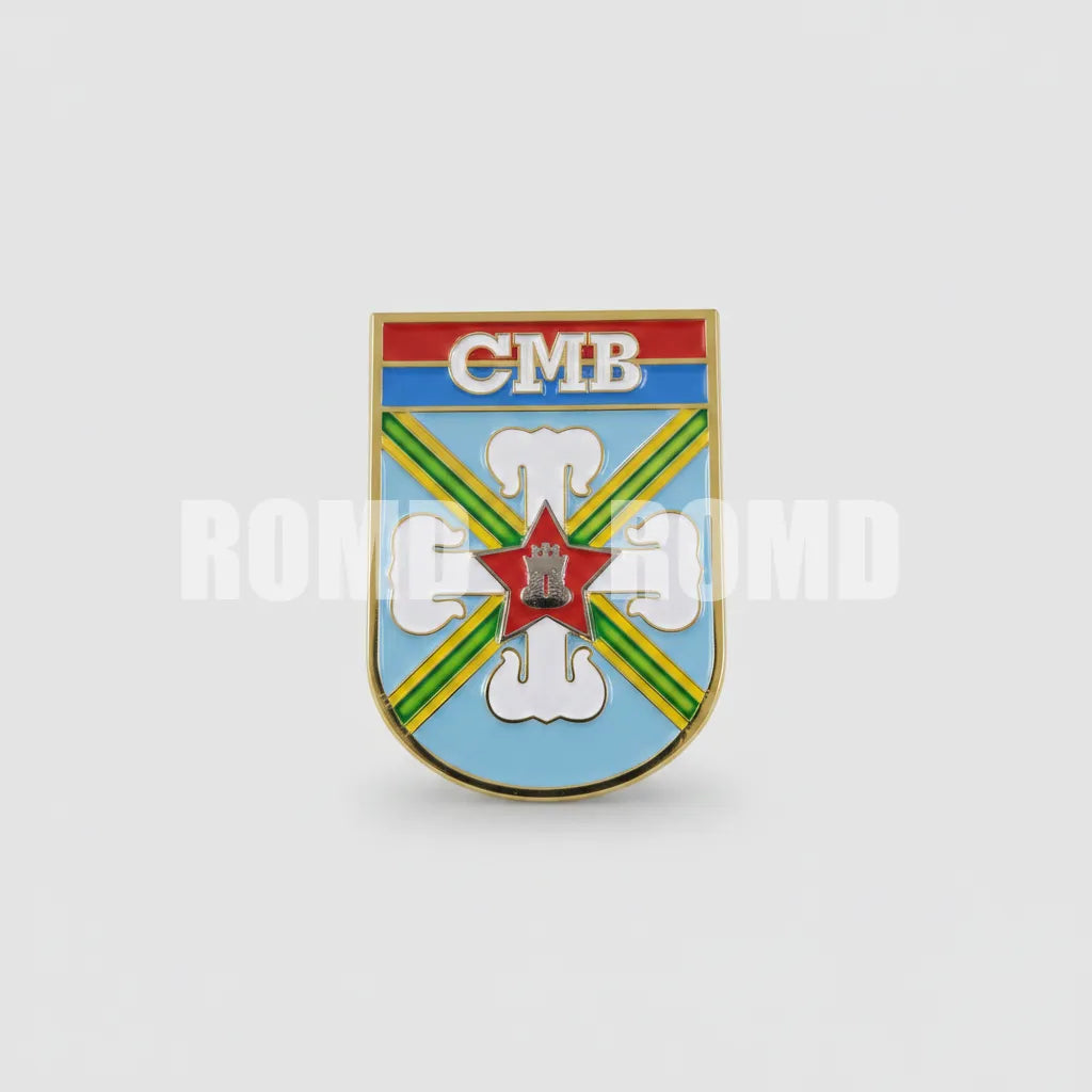Distintivo metálico de Organização Militar modelo novo 3D ALTO-RELEVO (un)