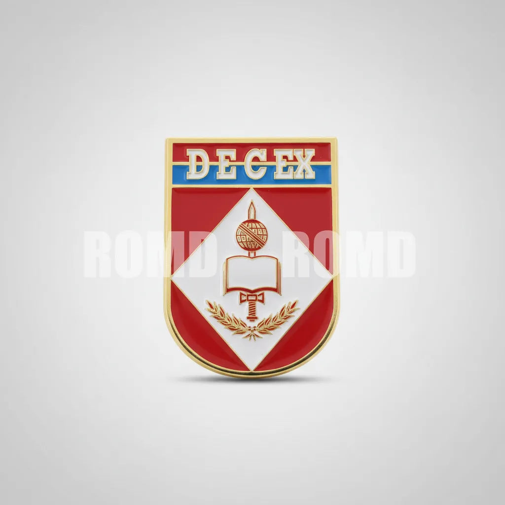 Distintivo metálico de Organização Militar modelo novo 3D ALTO-RELEVO (un)