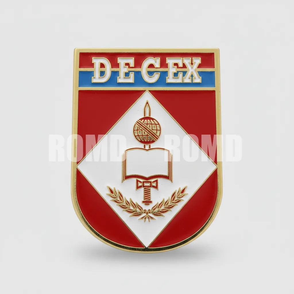 Distintivo metálico de Organização Militar modelo novo 3D ALTO-RELEVO (un)