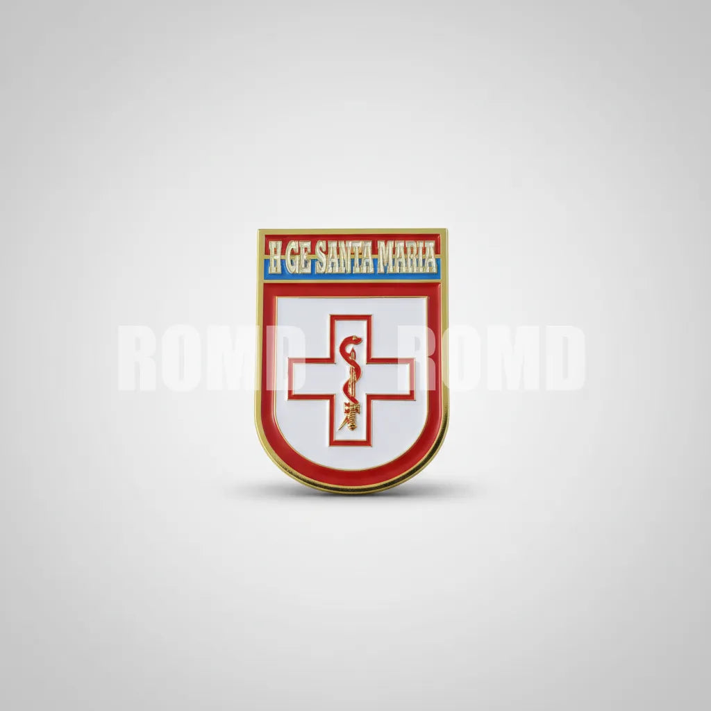 Distintivo metálico de Organização Militar modelo novo 3D ALTO-RELEVO (un)