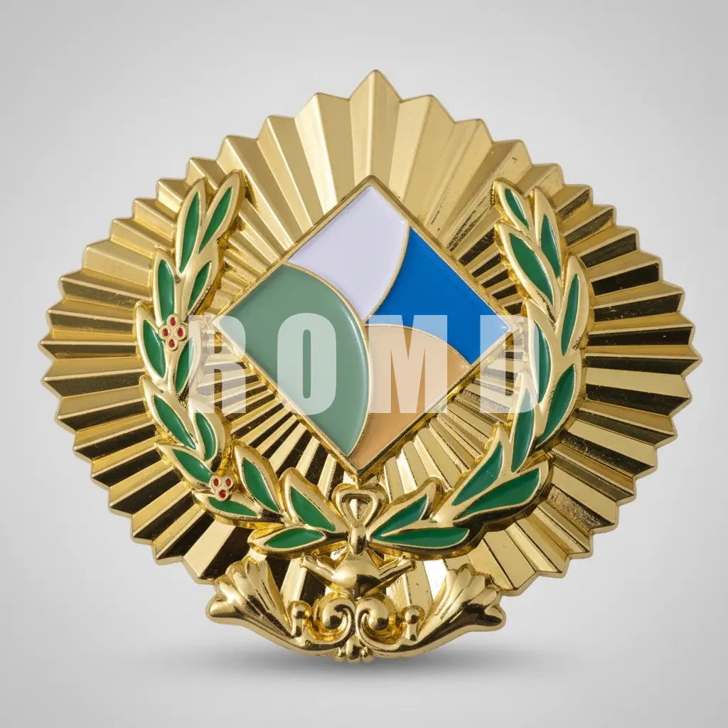 Distintivo Metálico CAED Curso de ALTOS ESTUDOS E DEFESA - 3D ALTO-RELEVO