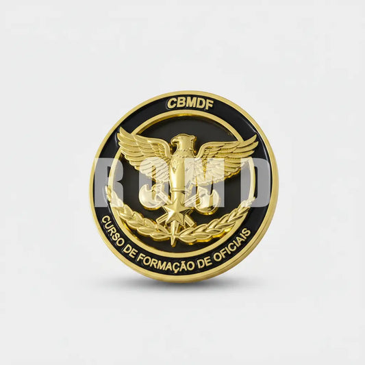 Distintivo Metálico CFO CBMDF alto-relevo 3D