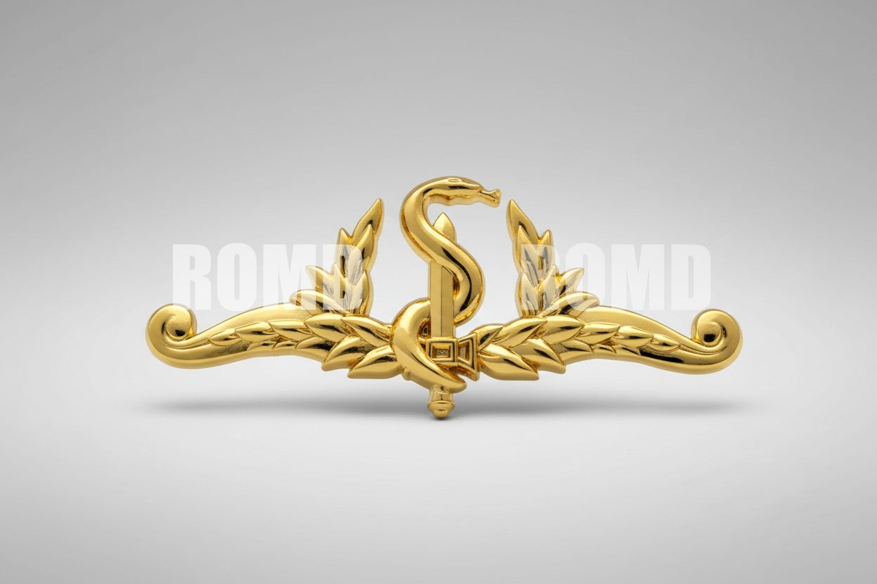 Distintivo Metálico de PEITO EXÉRCITO - 3D ALTO-RELEVO fixação PINO