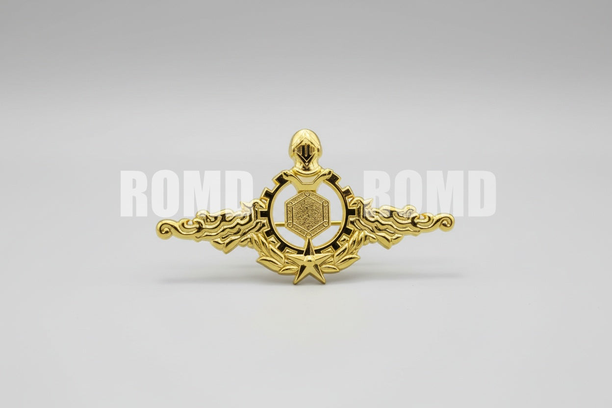 Distintivo Metálico de PEITO EXÉRCITO - 3D ALTO-RELEVO fixação PINO