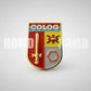 Distintivo metálico de Organização Militar modelo novo 3D ALTO-RELEVO (un)