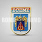 Distintivo metálico de Organização Militar modelo novo 3D ALTO-RELEVO (un)