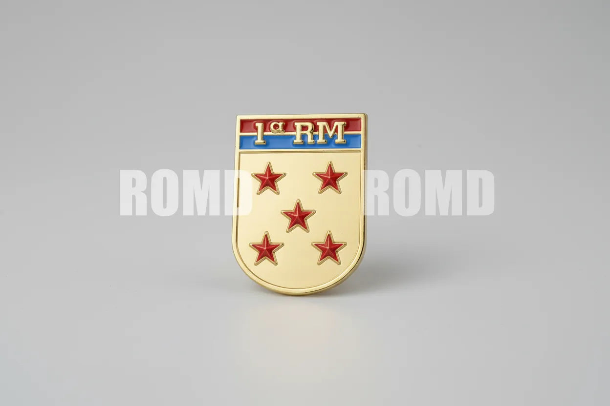 Distintivo metálico de Organização Militar modelo novo 3D ALTO-RELEVO (un)