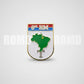 Distintivo metálico de Organização Militar modelo novo 3D ALTO-RELEVO (un)