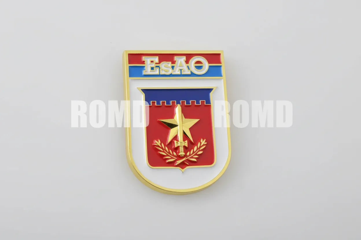 Distintivo metálico de Organização Militar modelo novo 3D ALTO-RELEVO (un)